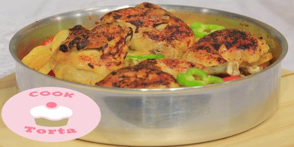 طريقة عمل صينية الدجاج بالليمون والبطاطس